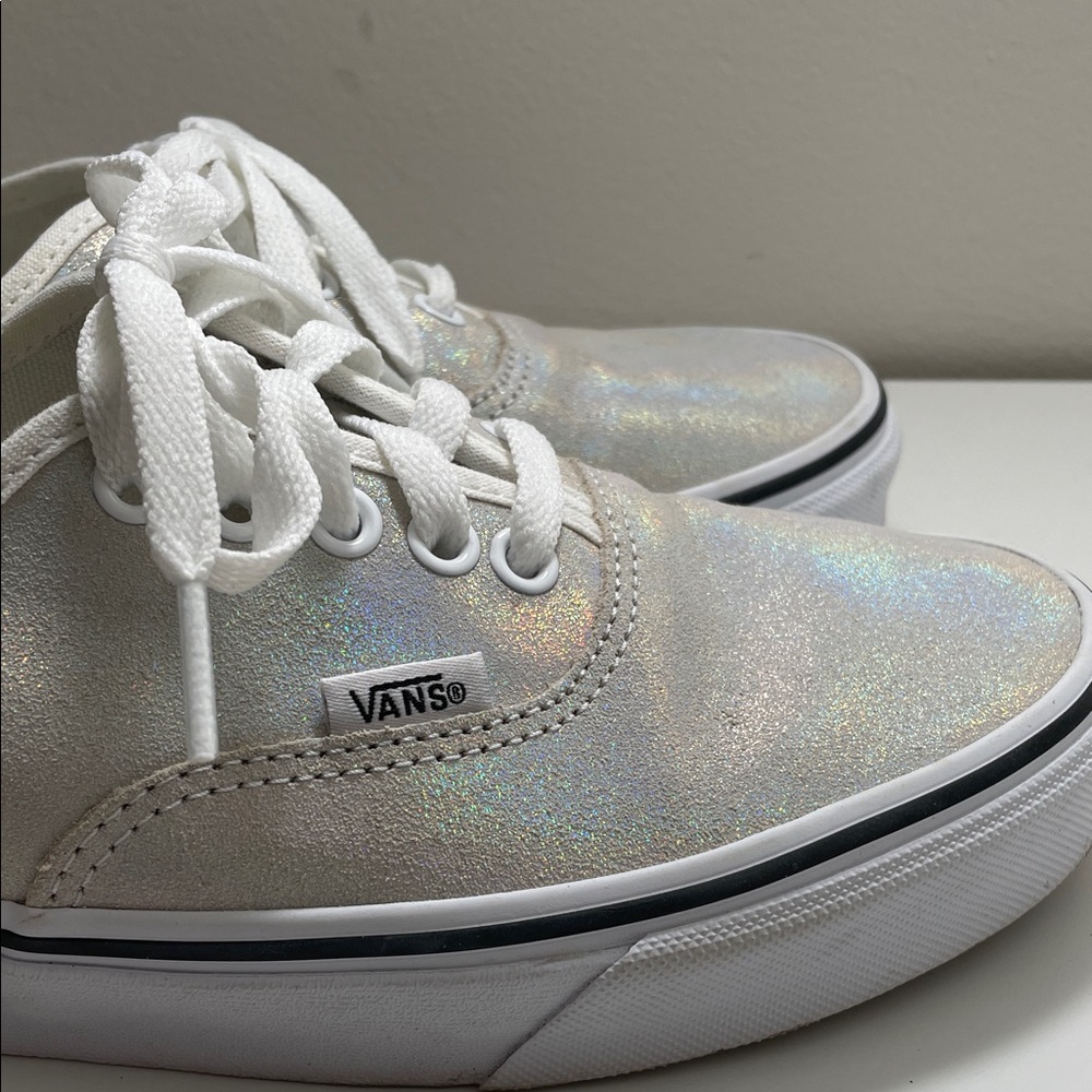 Vans Holographic White Sneakers Women’s US 8.5 - Picture 2 of 8